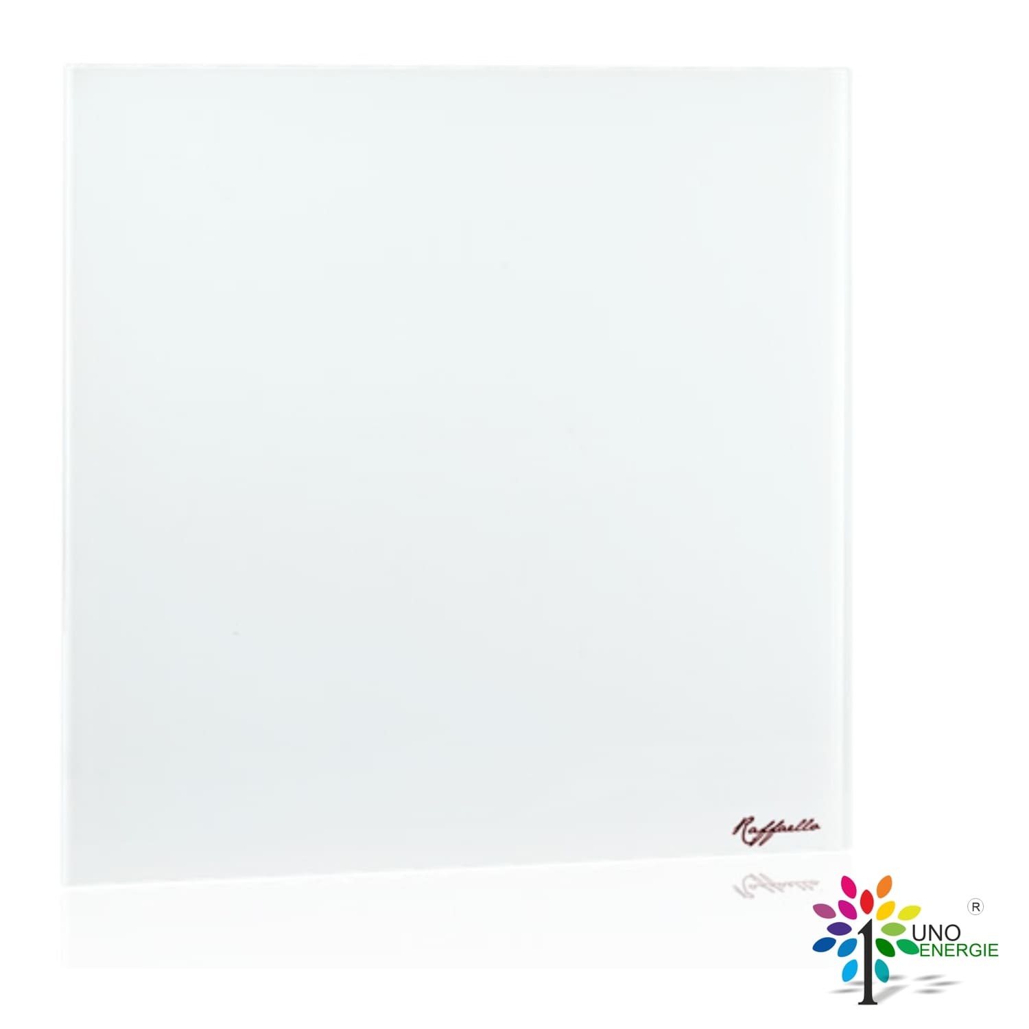 400WATT PANNELLO INFRAROSSI RADIANTE VETRO BIANCO 60X60 ONDA LUNGA