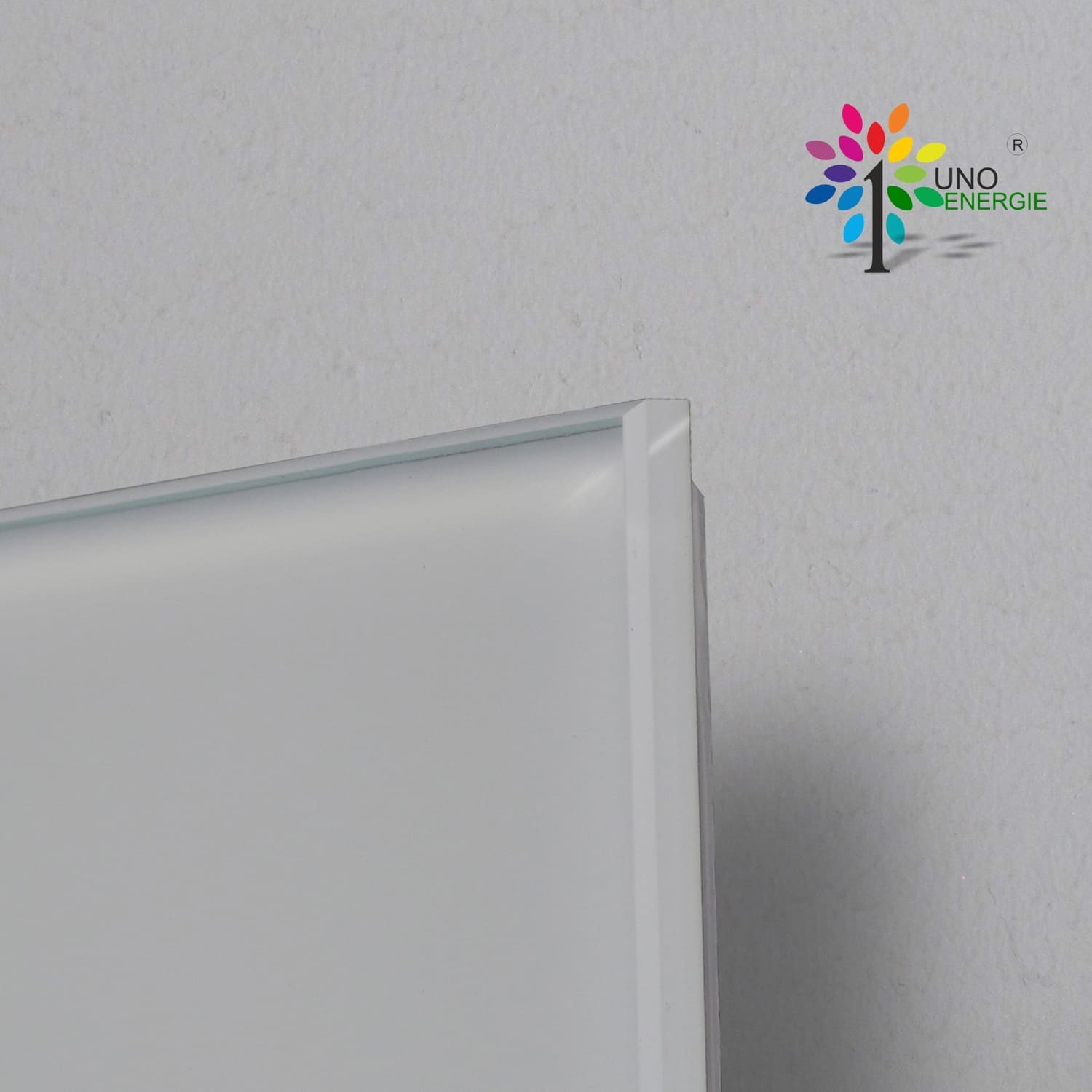 400WATT PANNELLO INFRAROSSI RADIANTE VETRO BIANCO 60X60 ONDA LUNGA