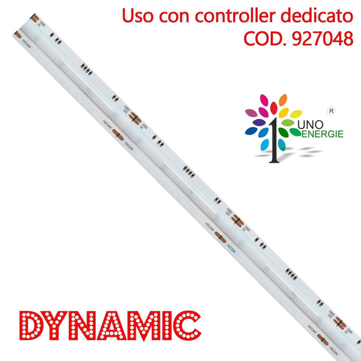 STRISCIA LED COB IP20 5m DYNAMIC 3000K/4000K 13W/m CRI90