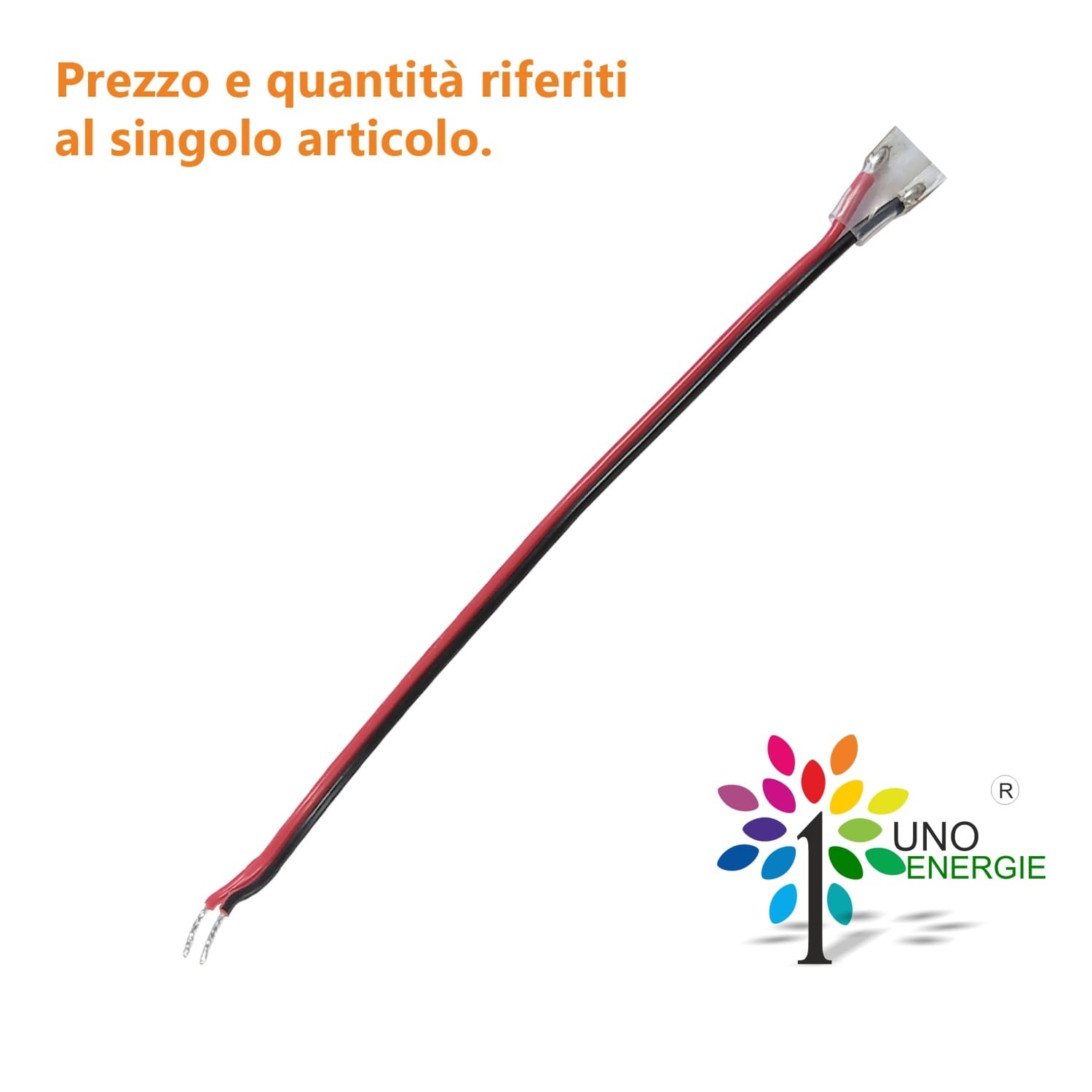 CONNETTORTE CON CAVO PER STRISCE LED