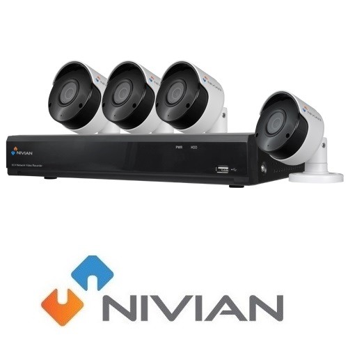 KIT TVCC NVR 4CH TELEC.IP 5MPIXEL CONF.