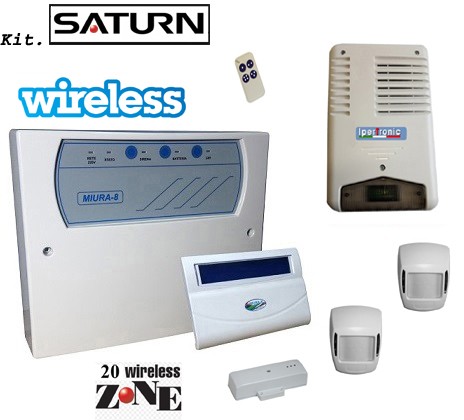 KIT DA ANTIFURTO WIRELESS SUPERVISIONATO