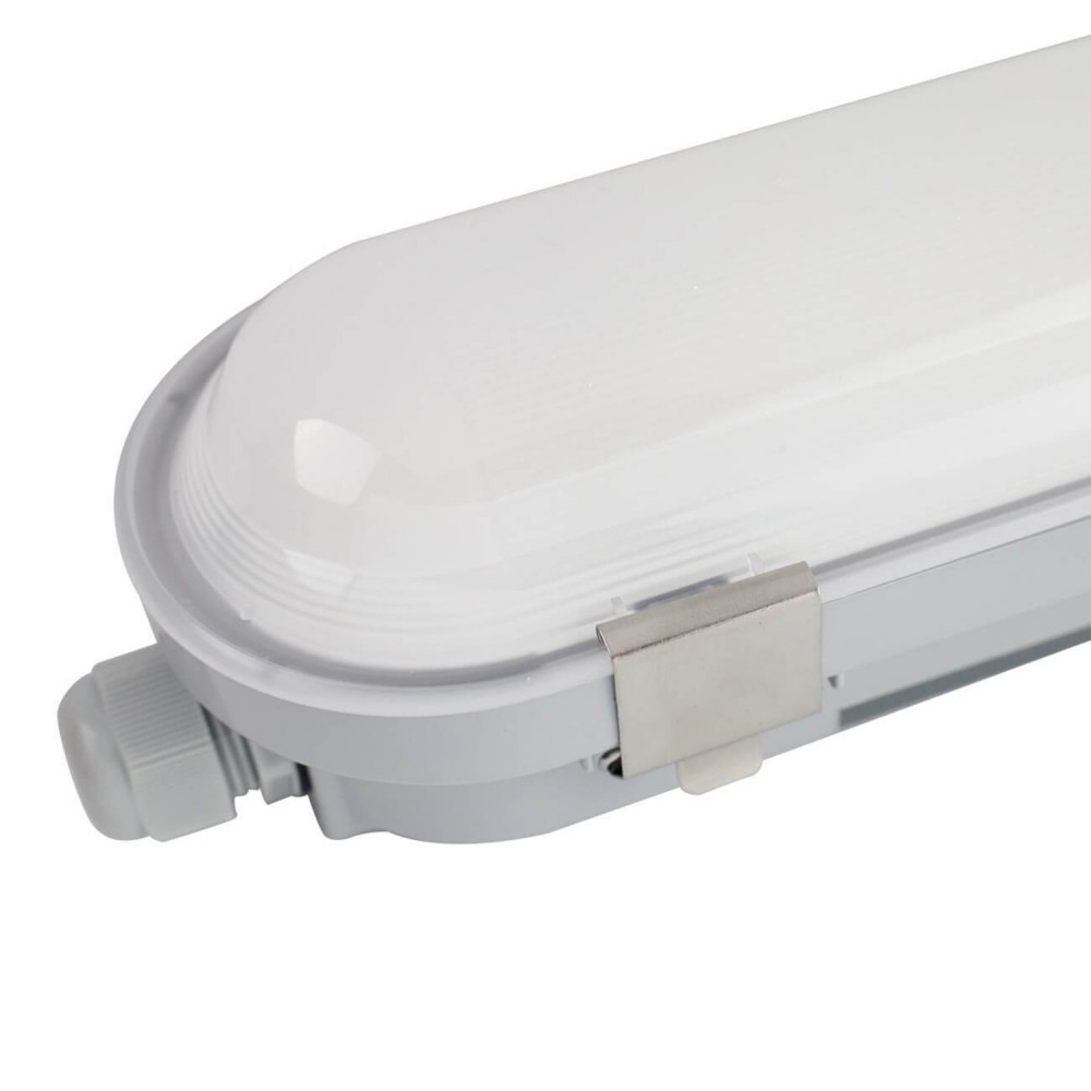Plafoniera LED 150cm 55W IP66, CCT bianco variabile - con driver Osram Icutronic - con Kit di Emergenza Integrato