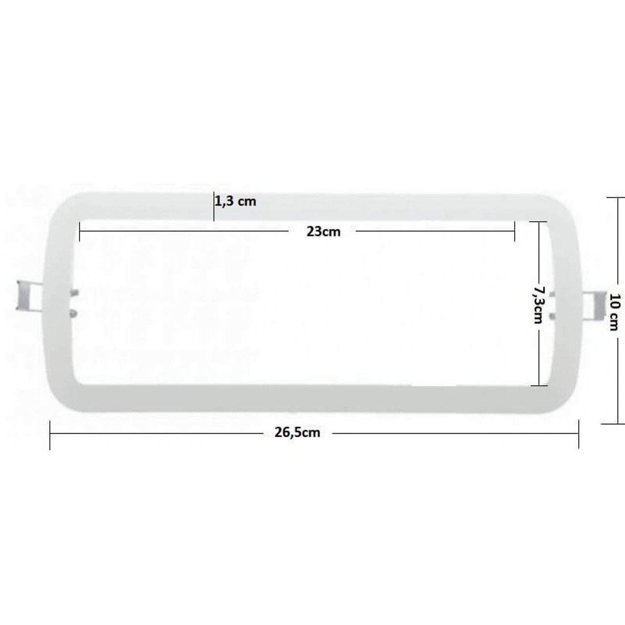 Kit cornice per incasso lampada mod. EMER-150