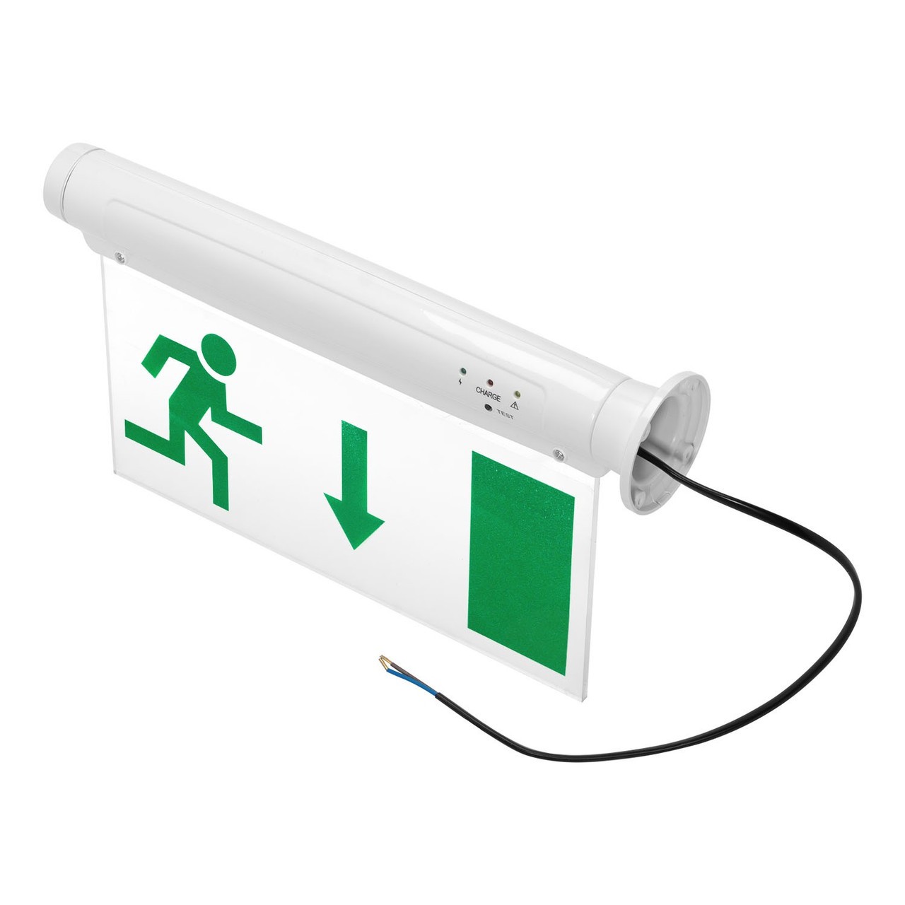 Lampada di Emergenza a Bandiera S.A., Autotest, 4 installazioni in 1 Bianco Freddo 6.000K