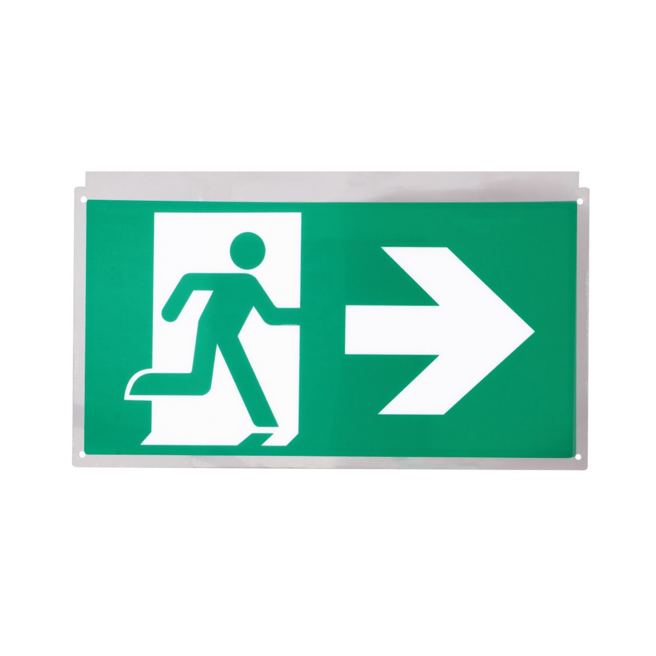 Pittogrammi segnaletici per Lampade Emergenza a Bandiera (conf. 2 pz)