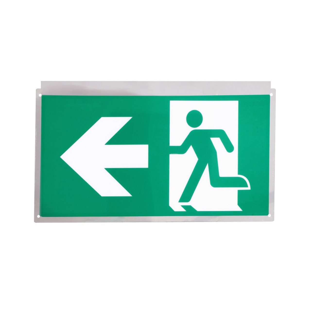 Pittogrammi segnaletici per Lampade Emergenza a Bandiera (conf. 2 pz)