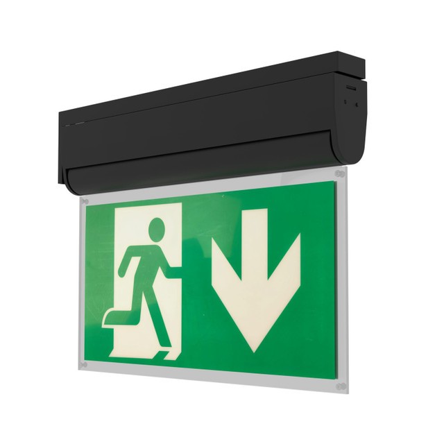 Lampada Emergenza Attacco Laterale, 3h, S.E S.A Cinema Mode - Bianca o Nera Bianco Freddo 6.000K