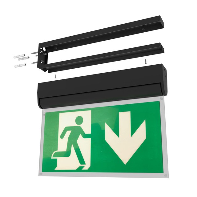 Lampada Emergenza Attacco Laterale, 3h, S.E S.A Cinema Mode - Bianca o Nera Bianco Freddo 6.000K