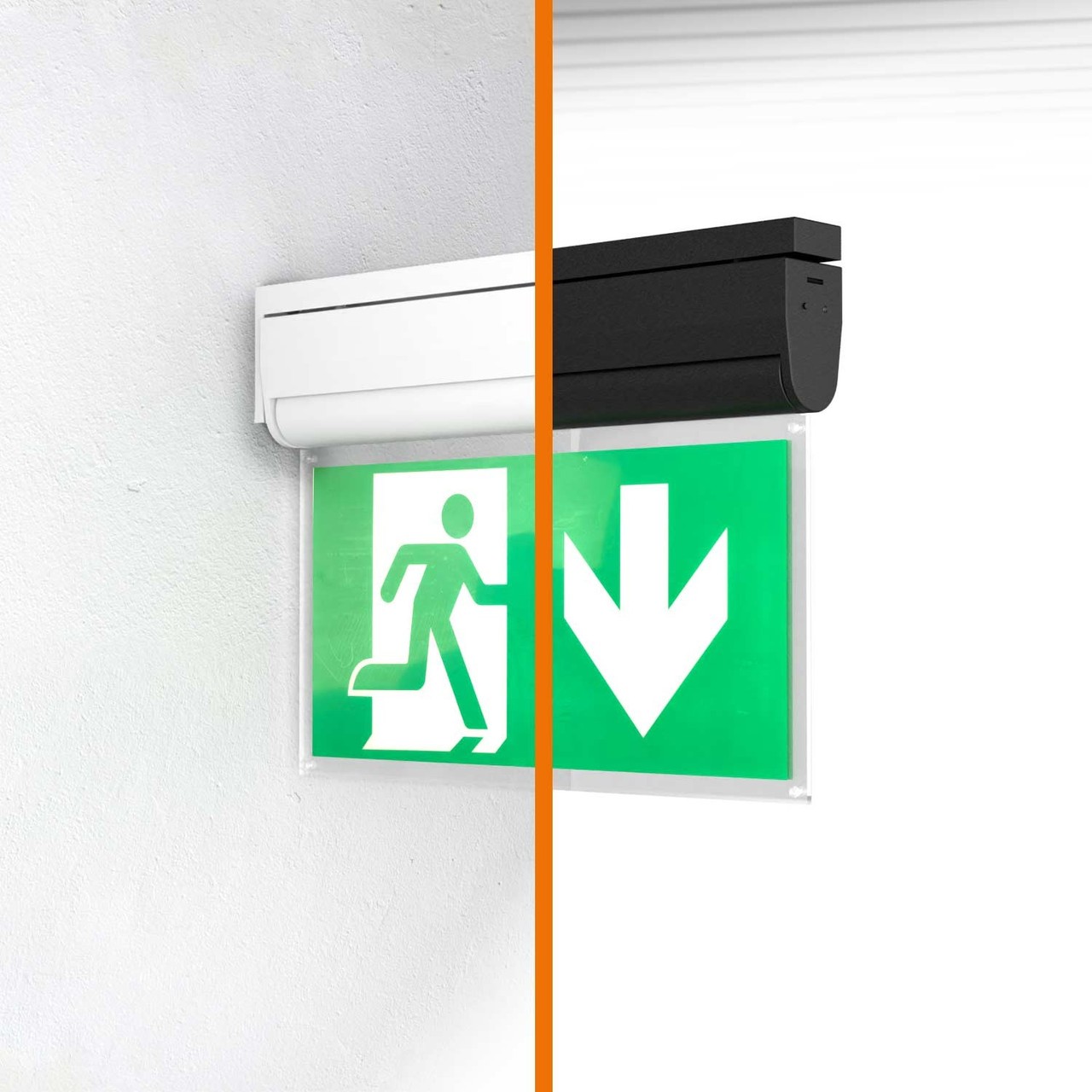 Lampada Emergenza Attacco Laterale, 3h, S.E S.A Cinema Mode - Bianca o Nera Bianco Freddo 6.000K