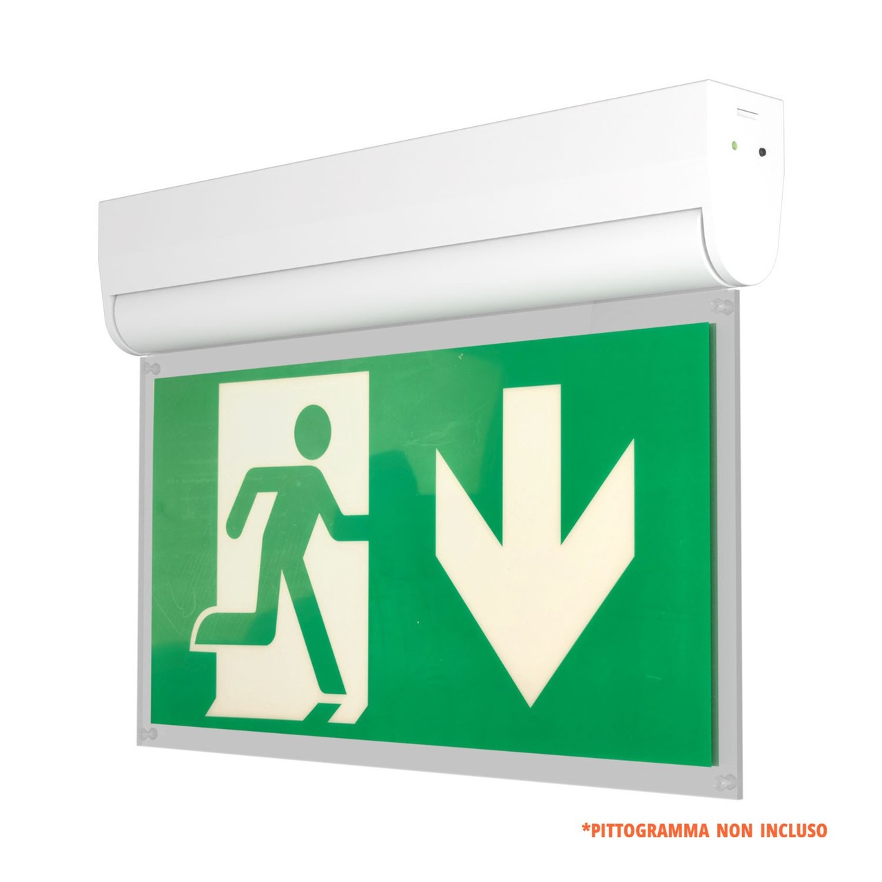 Lampada Emergenza a Bandiera, 3h, S.E S.A Cinema Mode - Bianca o Nera Bianco Freddo 6.000K