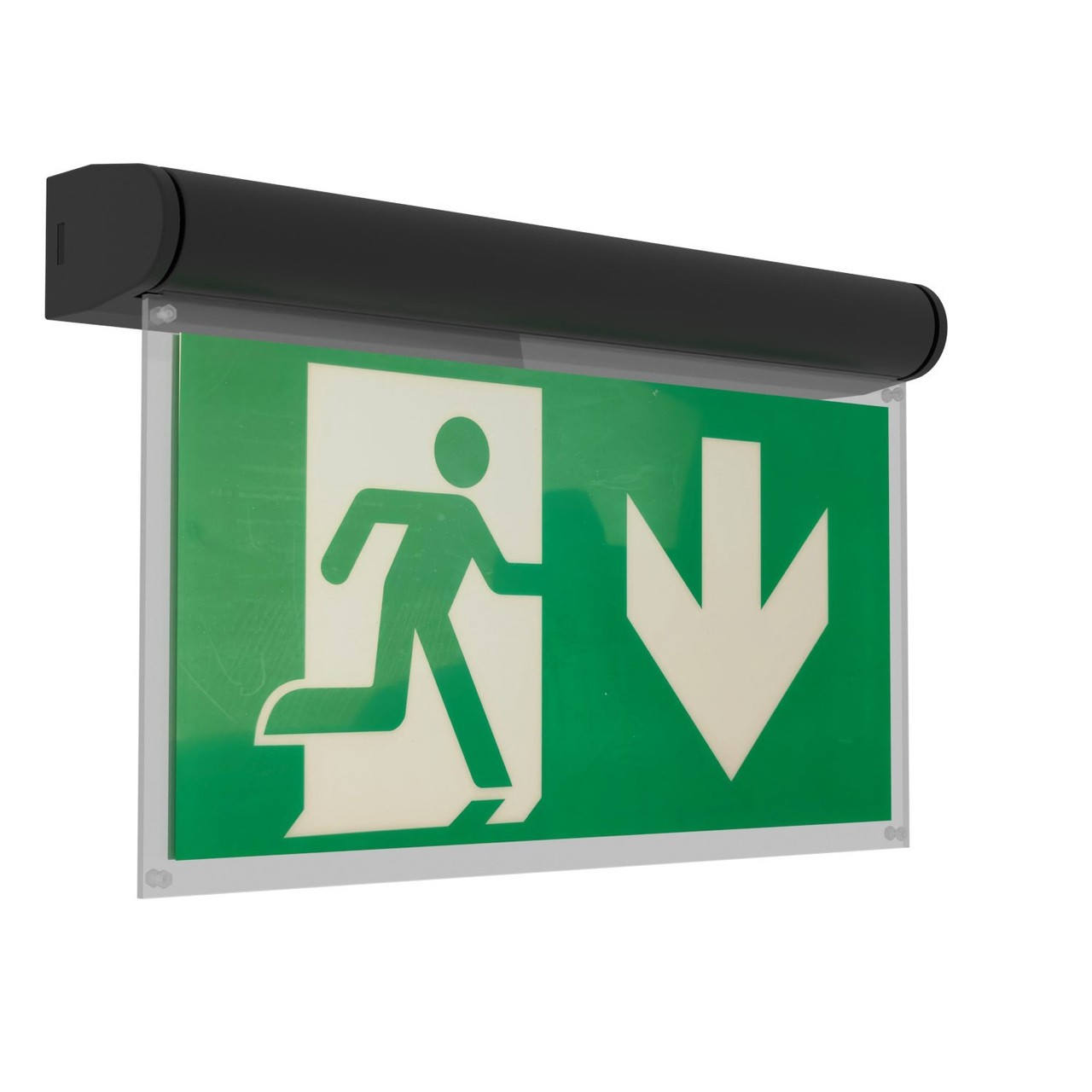 Lampada Emergenza a Bandiera, 3h, S.E S.A Cinema Mode - Bianca o Nera Bianco Freddo 6.000K